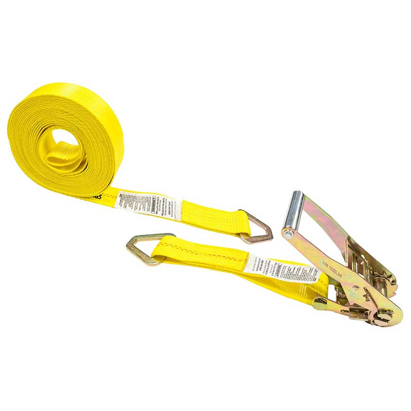 Tali Ratchet Kuning 2 X 30' Dengan Cincin D