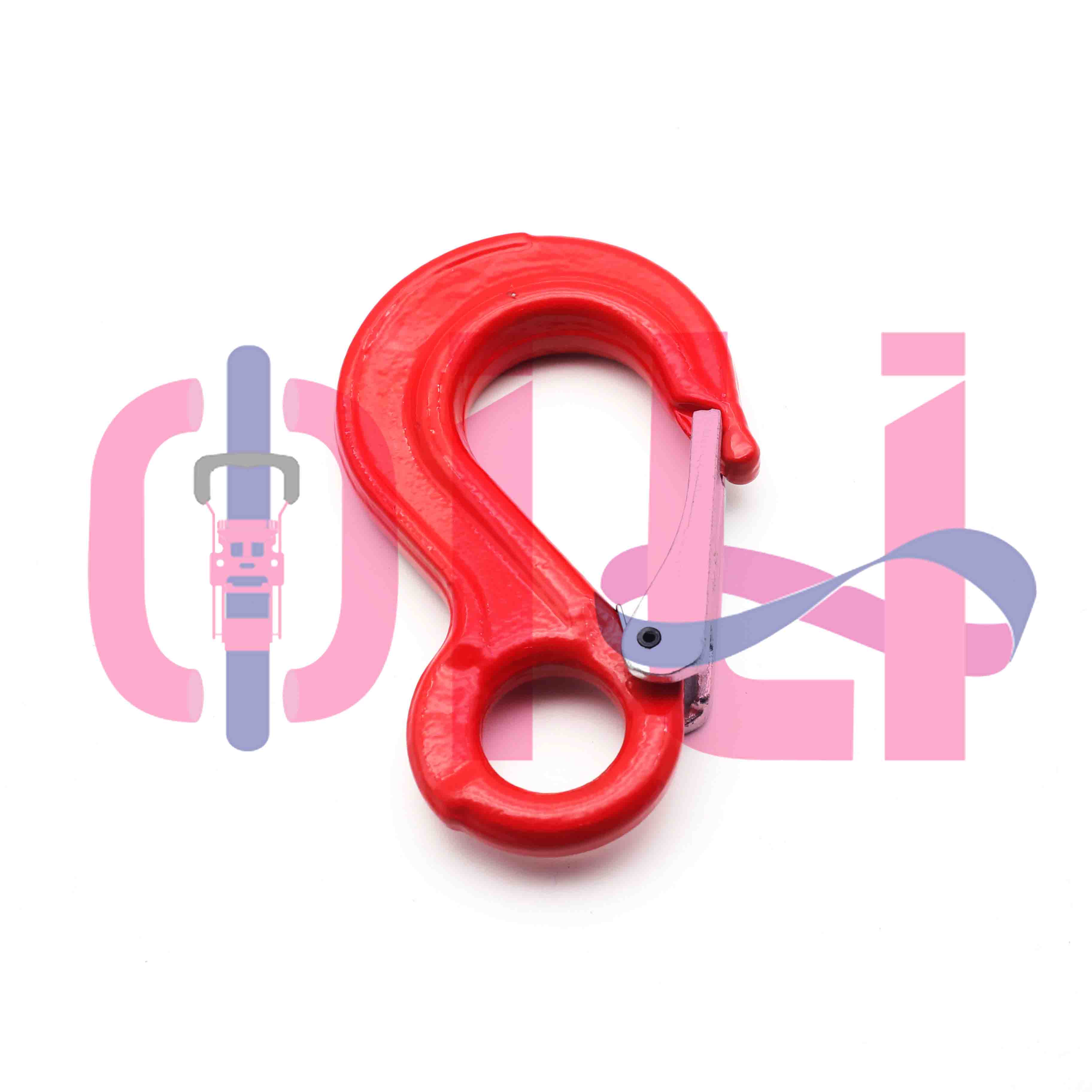 G80 boleh laras Clevis Hook Chain Sling Mengangkat Rantai Sling